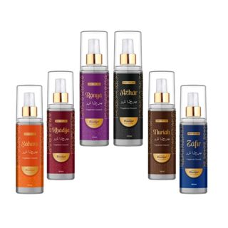 Kit 03 Body Splash Arabe Feminino e Masculino Lançamento Face Beautiful 200ml em Oferta na Shopee