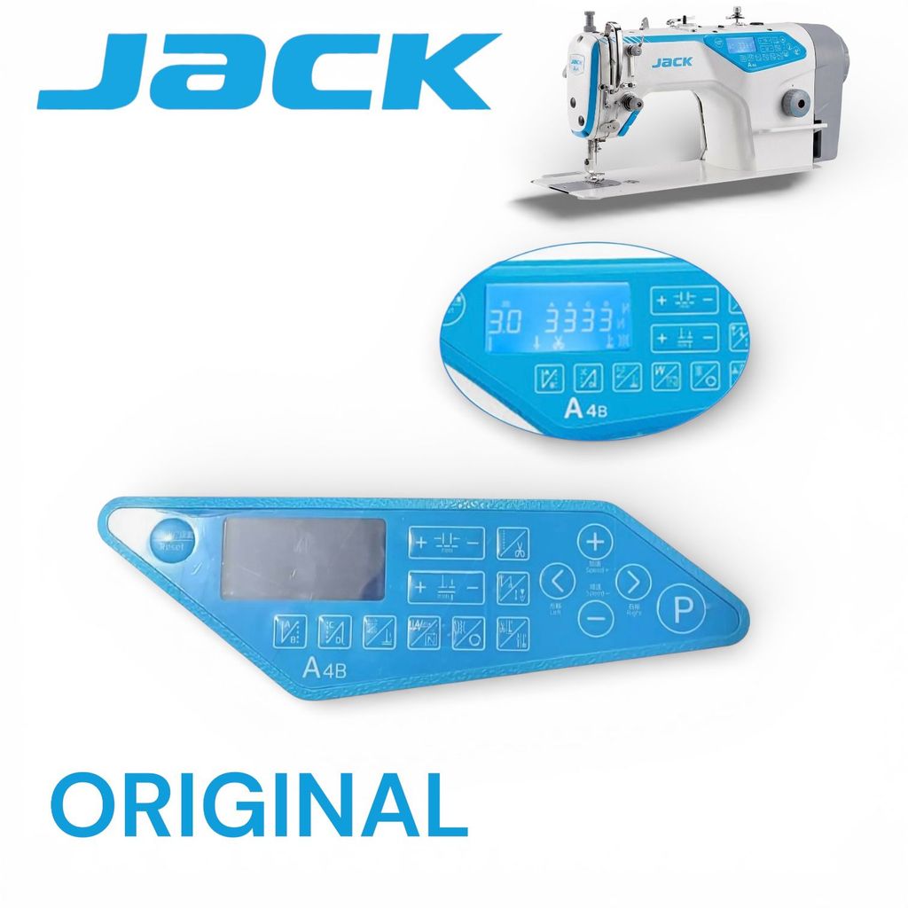 Placa Tampa Frontal Maq Costura Jack A4b Painel Eletrônico