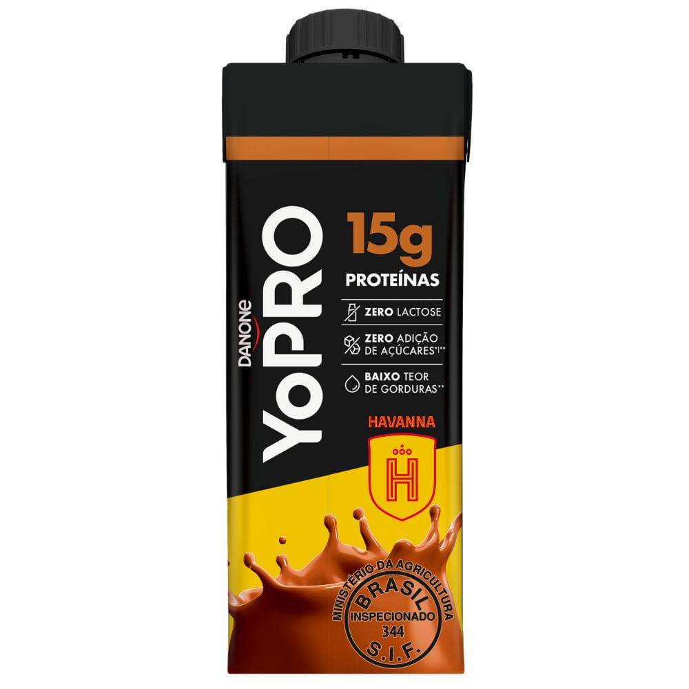 YoPRO Bebida Láctea UHT Doce Leite Havanna 15g de Proteínas 250ml em Oferta na Shopee