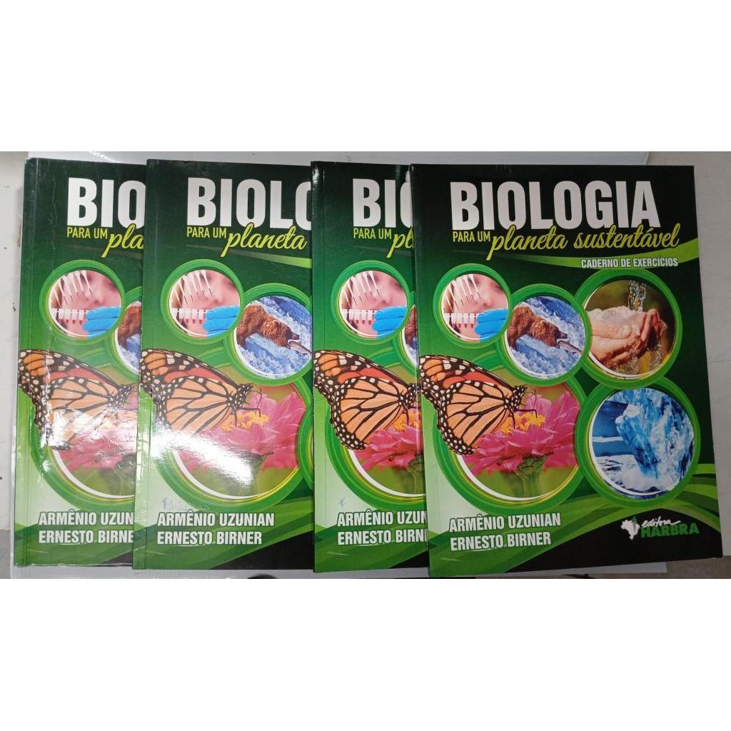 Combo Biologia Para um Planeta Sustentável 4 volumes Parte 1 2 e 3 e Caderno de Exercícios