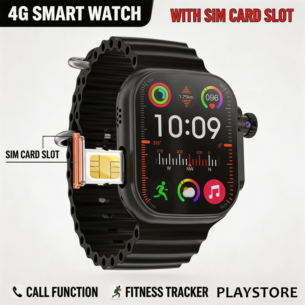 Relógio Inteligente Original Com Cartão SIM WiFi 4G Android Smartwatch Câmera B31 GPS Google Playstore APP Download TMQ9