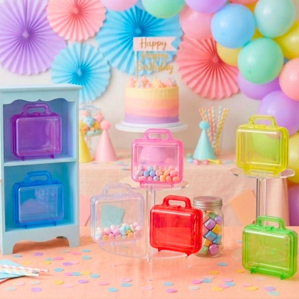 Kit 30 Maletinha Acrílica Lembrancinha Cristal em Oferta na Shopee