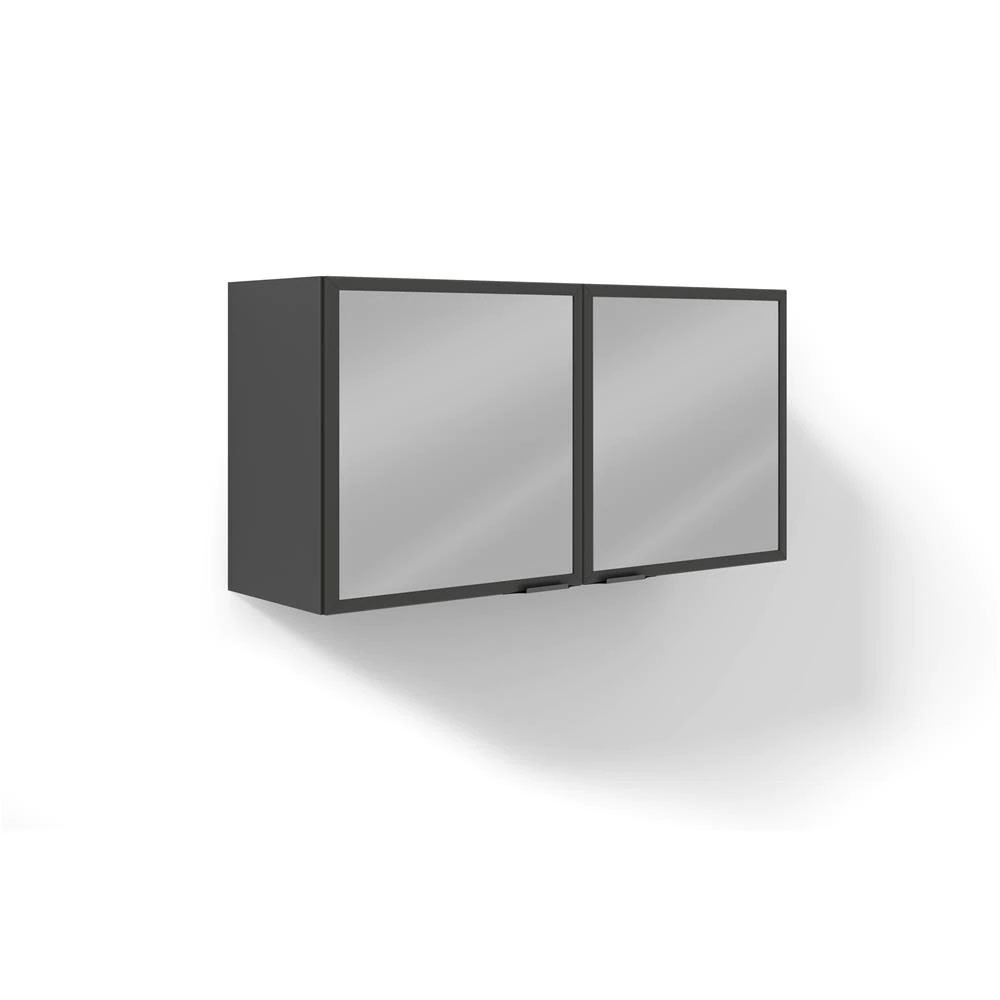 Armário Línea com 2 Portas de Vidro Bartira