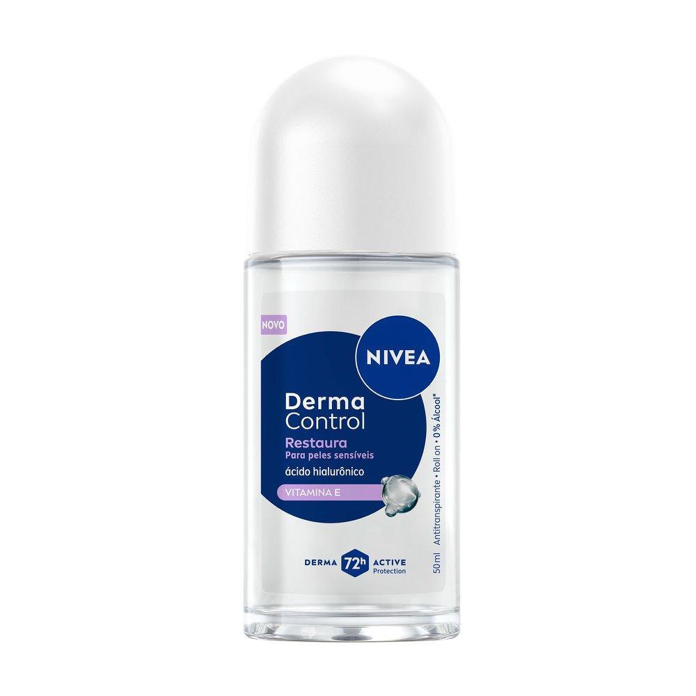DESODORANTE NIVEA DERMA CONTROL RESTAURA ROLL ON 50ML em Oferta na Shopee