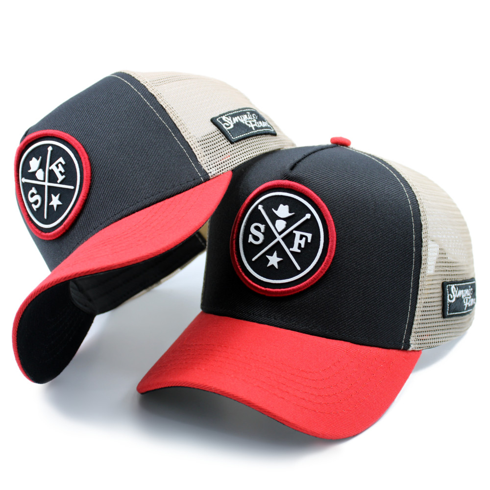 Boné Trucker Country Simprão Farm Telinha Aba Curva Ajustavel Original