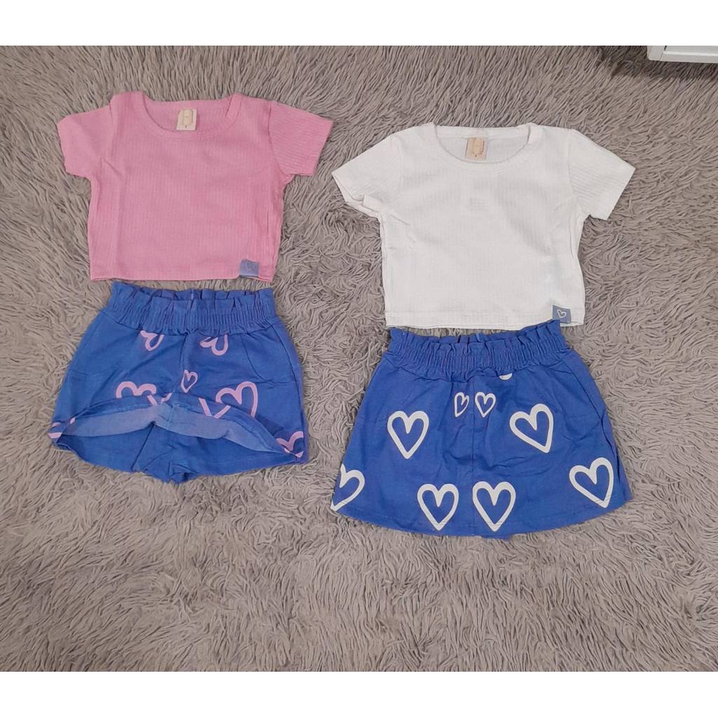 Conjunto Ribana/Cotton Hrradinhos (4 6 8)