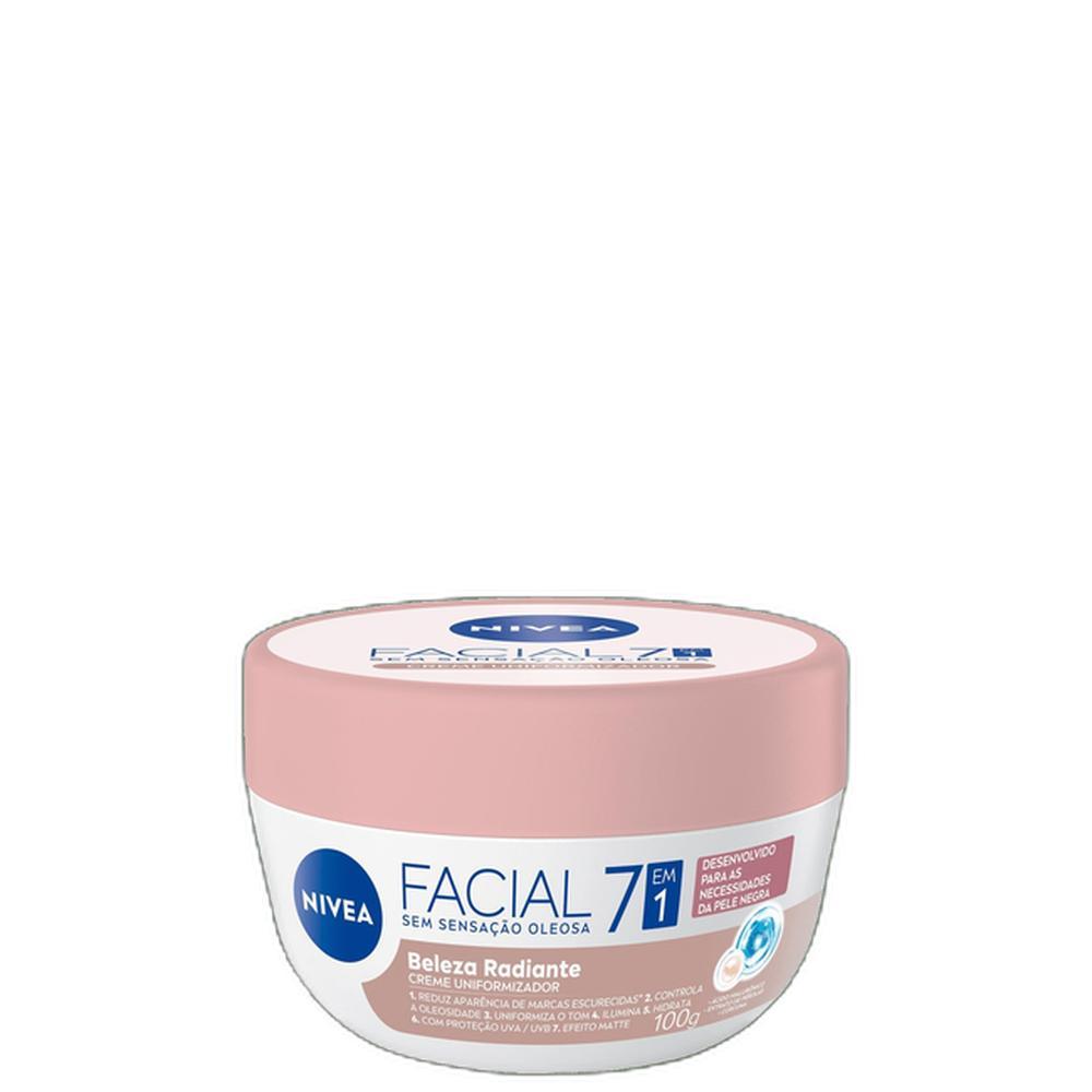 NIVEA Beleza Radiante 7 em 1 - Creme Facial Uniformizador 100g