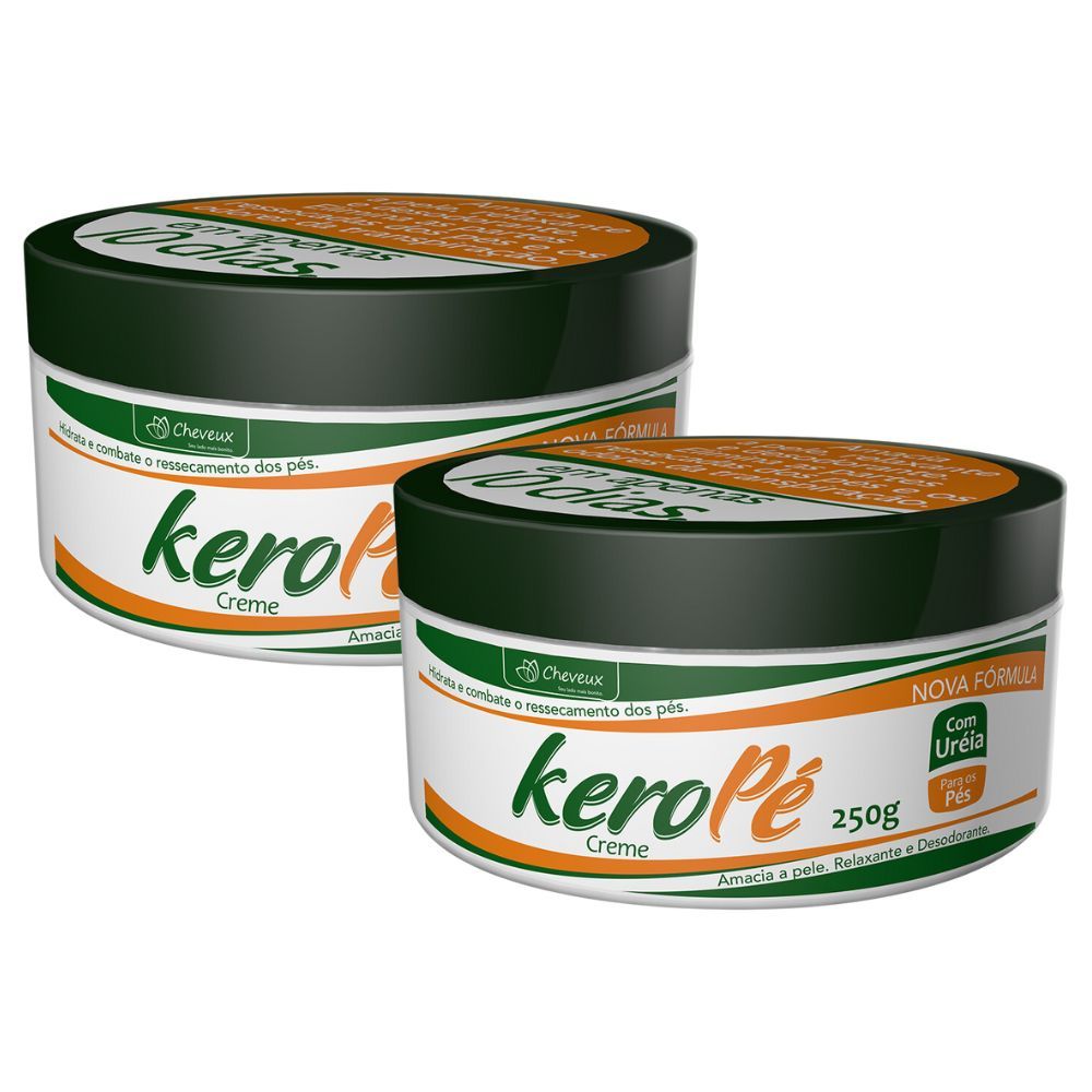 Kit 2 Creme para Pés Kero Pé 250g