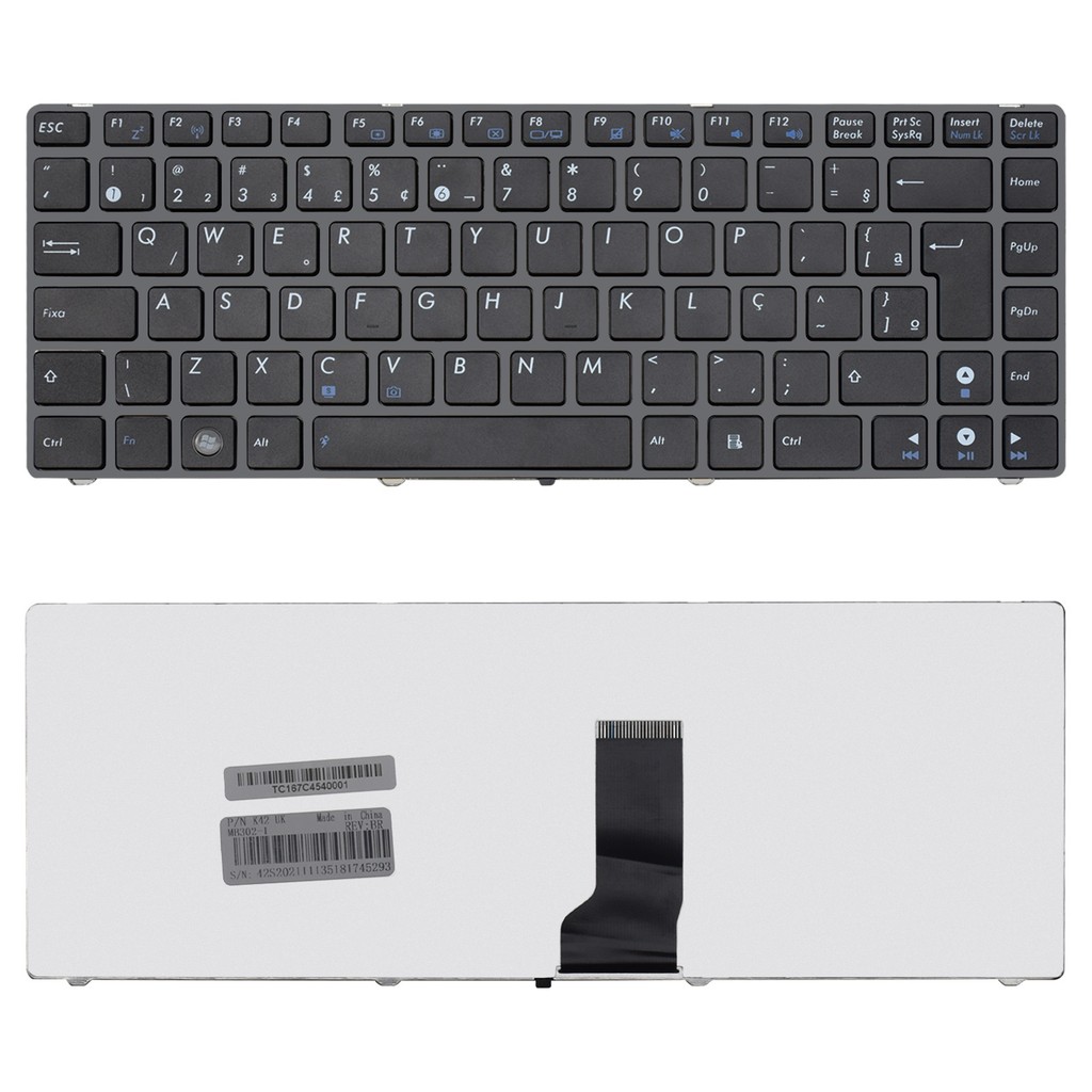 Teclado para Notebook Asus X Series X44C Com Moldura