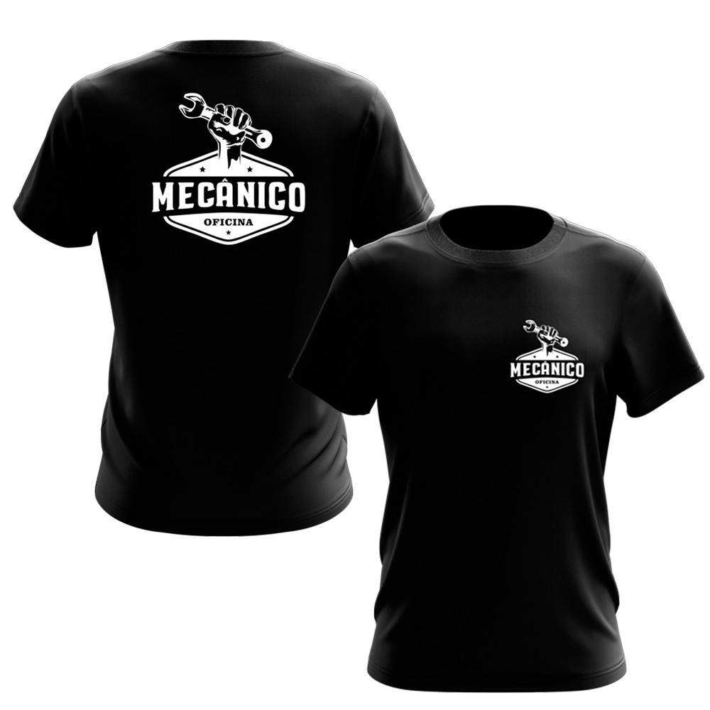 Camiseta Mecânico Mecânica Uniforme Profissional Serviço GaelShop
