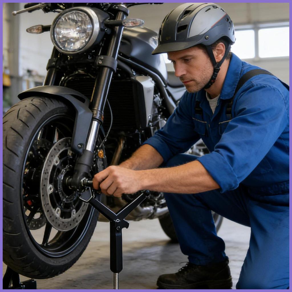 Suporte De Roda Traseira Para Motocicleta , Portátil , Quadro , Macaco De Elevação Bicicleta Da Sujeira , yuneamy