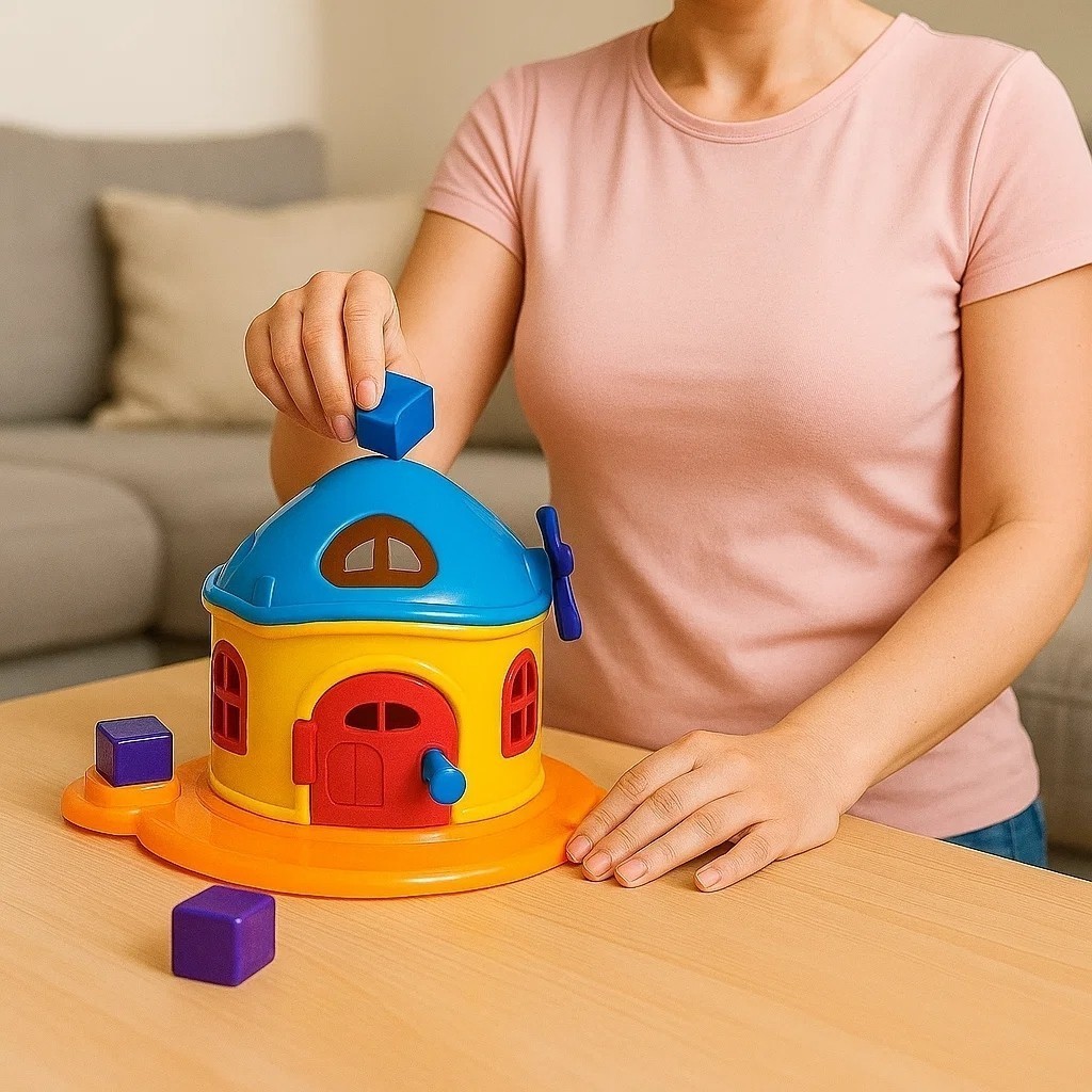 Brinquedo Casinha Cogumelo Encantado Encaixe Criança Presente Boneca Menina Menino Achadinhos