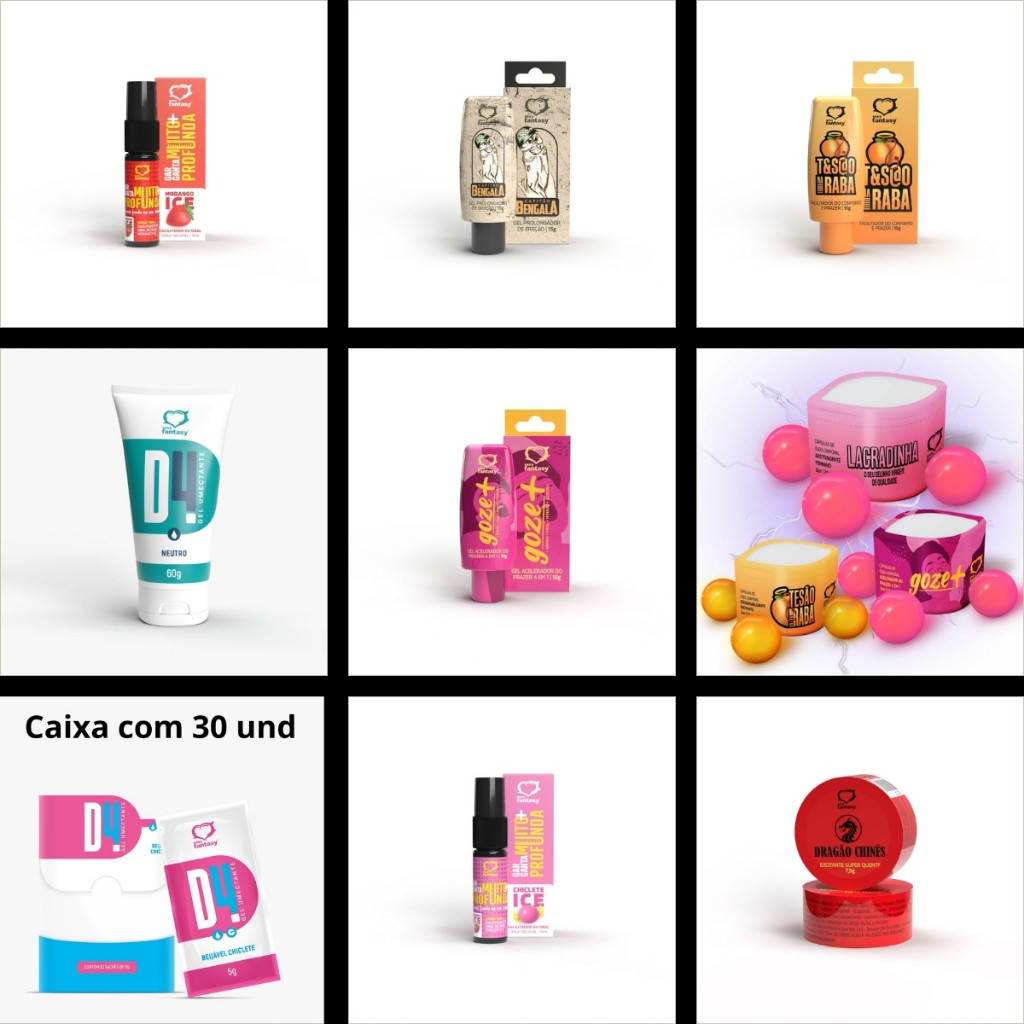 Lubrificante Íntimo Feminino a base de agua beijavel Sexshop