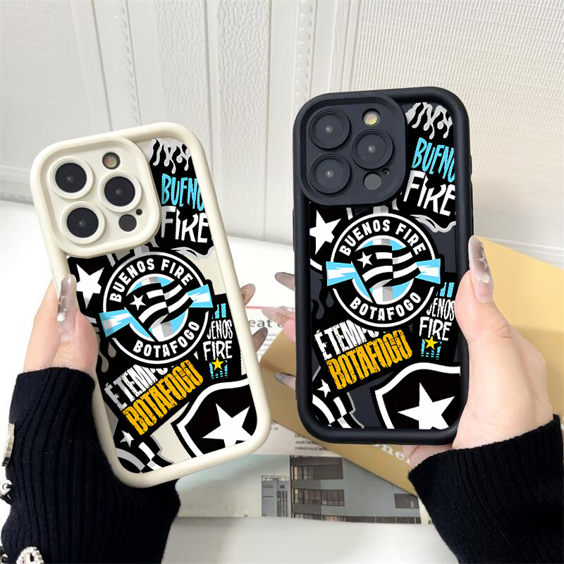 Capinha capa de celular Botafogo Futebol Clube Para iPhone 11 normal 13 15 14 17 16 Pro Max 17 Air 15 Plus 12 pro capa