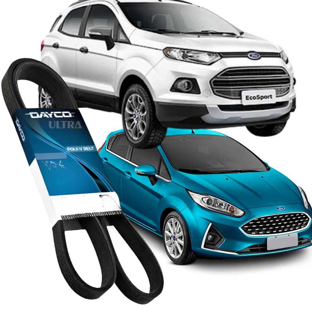 Correia Motor Alternador Acessórios para Ford 1.5 1.6 16V Sigma Ecosport / New Fiesta / Ka / Focus (Dayco 6PK1030EE) em Oferta na Shopee