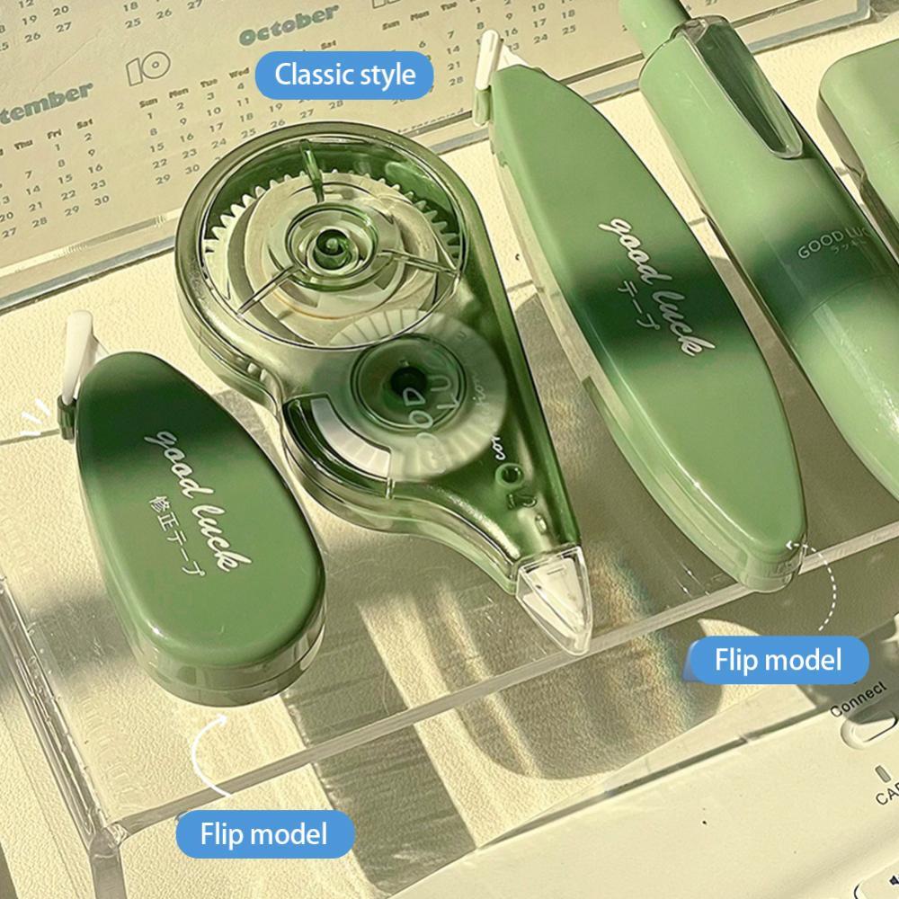 TKEY 5 Pçs/Set Cor Sólida Fita Corretiva Simples Cinto De Correção Criativa Estudantes Papelaria Material De Escritório