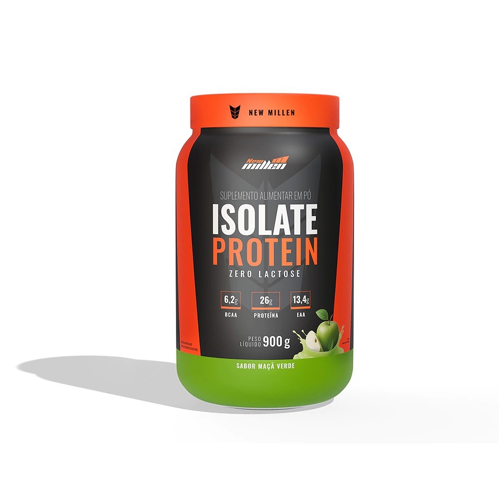 ISOLATE PROTEIN SABOR MACA VERDE 900G NEW MILLEN
