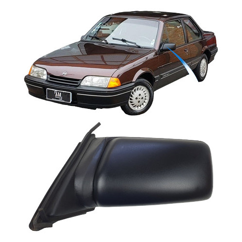 Retrovisor Esquerdo Manual Chevrolet Monza 1991 1992 1993