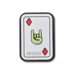 Jibbitz™ Carta Rock On Ouros Único
