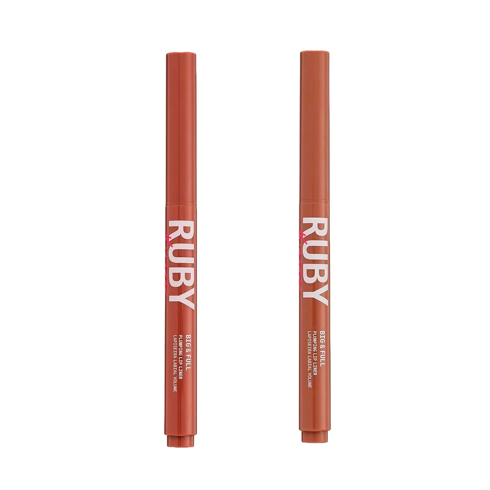 Lapiseira Labial Volume Big & Full 2 unid Nude Beige e Nude Pink - Ruby Kisses