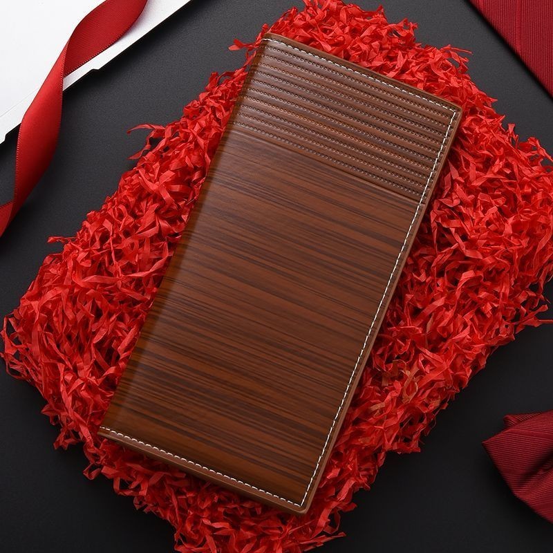 Carteira masculina carteira longa Multi-cartão carteira titular do cartão azul masculino