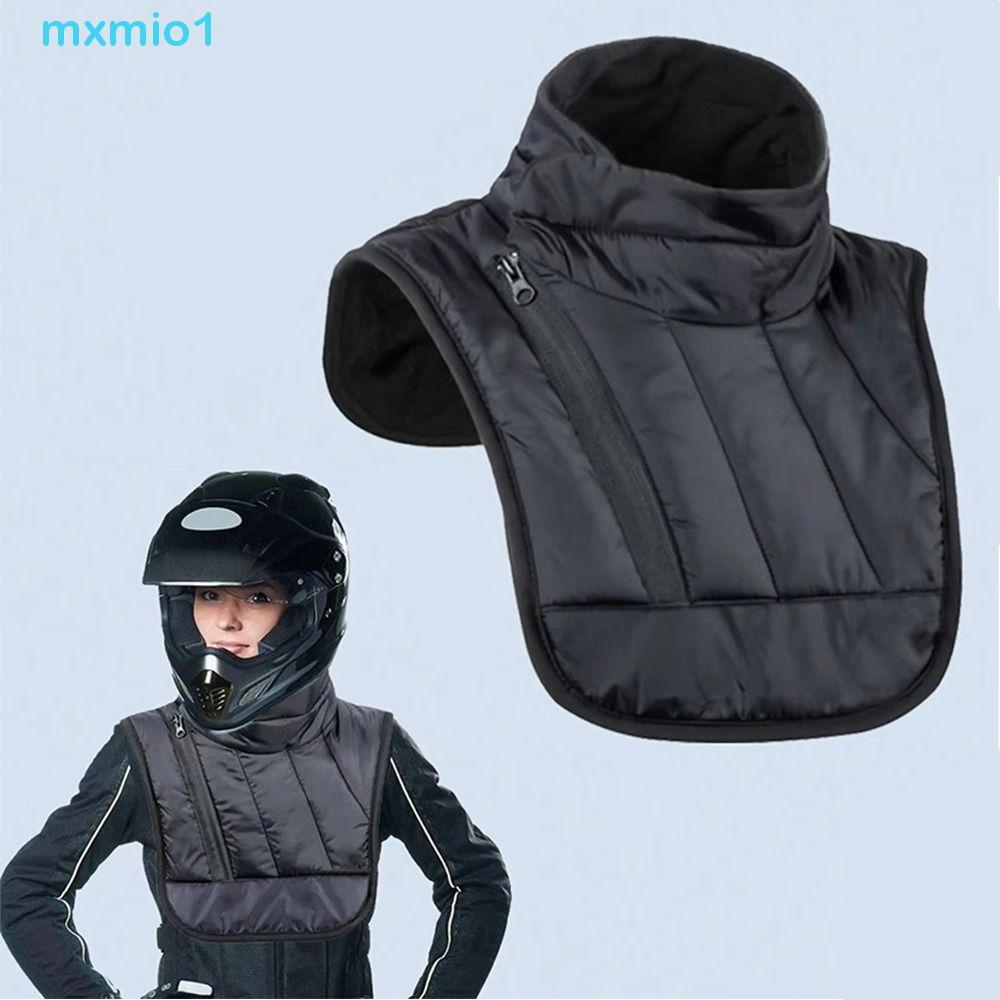 MXMIO1 Aquecedor De Pescoço Para Motocicleta De Inverno , Colete De Ombro Ajustável À Prova De Vento , Protetor Espesso