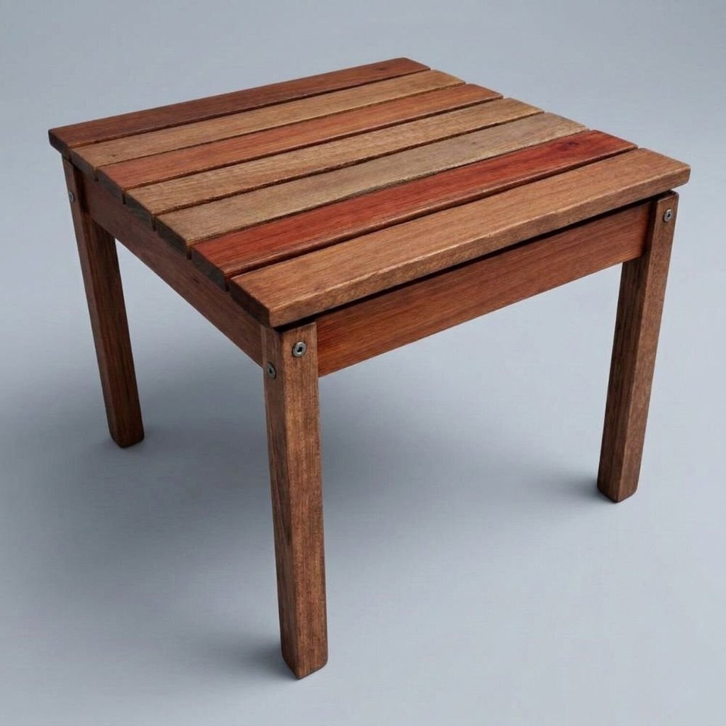 Mesa de Centro em Madeira Maciça Alba Marrom