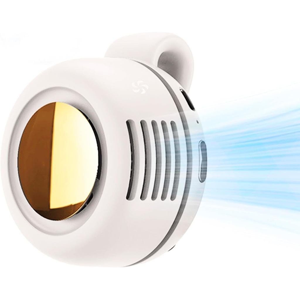 Mini Ventilador, Novo Ventilador Elétrico Portátil Silencioso Sem Hélices 2025, Ventilador Portátil com 3 Velocidades, p