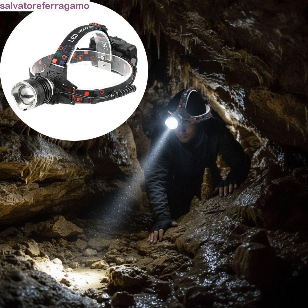 Farol Recarregável USB SALVATOREFERRAGAMO , Design À Prova D'água 3 Modos De Iluminação De Liga De Alumínio