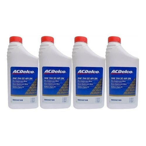 4 Lt Oleo De Motor 5w30  Api Sn Semi Sintético Acdelco