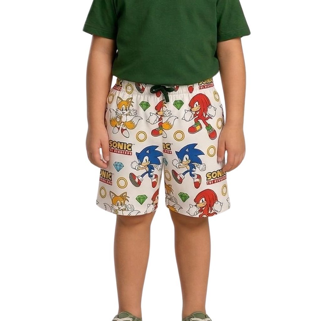 Bermuda Infantil - Kit 1 short super mix oba oba