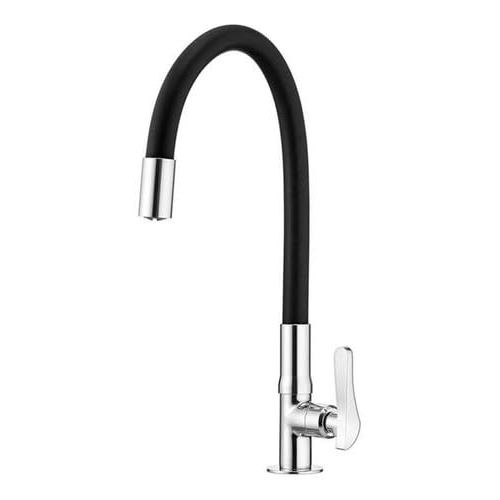 Lorenzetti 1177 Torneira Cozinha Bica Flexível Preto Brilhante 35.8cm Mesa