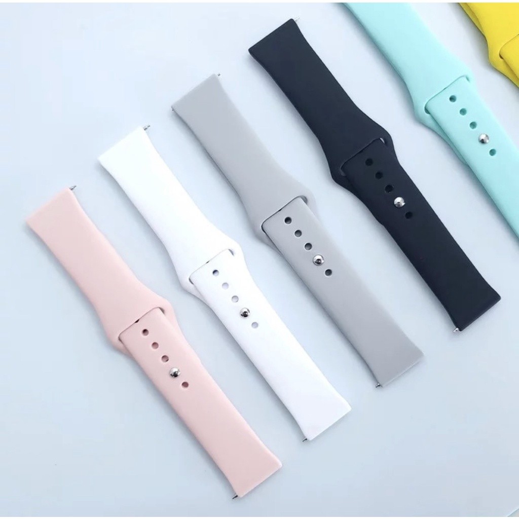 01 Pulseira Silicone 20mm para SmartWatch Amazfit Bip/Lite, P8 PRO,GALAXY WATCH 3, AMAZFIT GTS, LS02