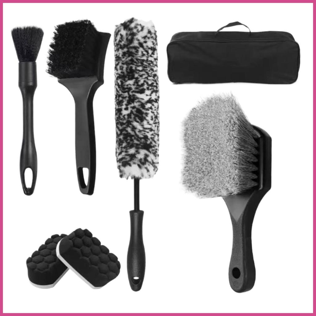 Kit De Limpeza De Rodas , Remoção De Manchas , Ferramentas À Prova De Arranhões , Escova Para De Veículos Casa , Garagem