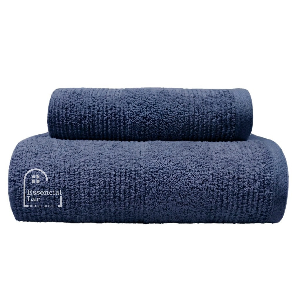 Kit/Jogo 2 Toalhas (1 banho + 1 Rosto) Grande e Grossa Banhão e Rosto 100% Algodao Maria Tereza em Oferta na Shopee