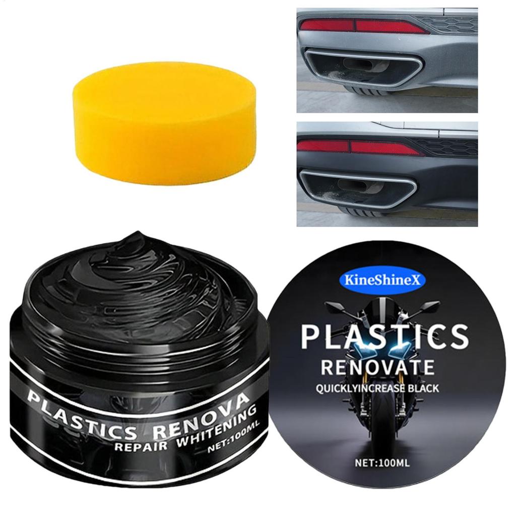 Carro Preto Guarnição Restaurador Interior Do De Secagem Rápida 100ML Borracha Renovação Cera UV-Protetor phdbr