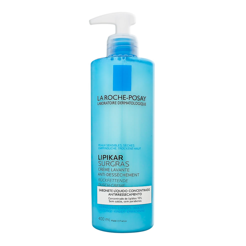 Lipikar Surgras La Roche Posay Sabonete Líquido com 400ml