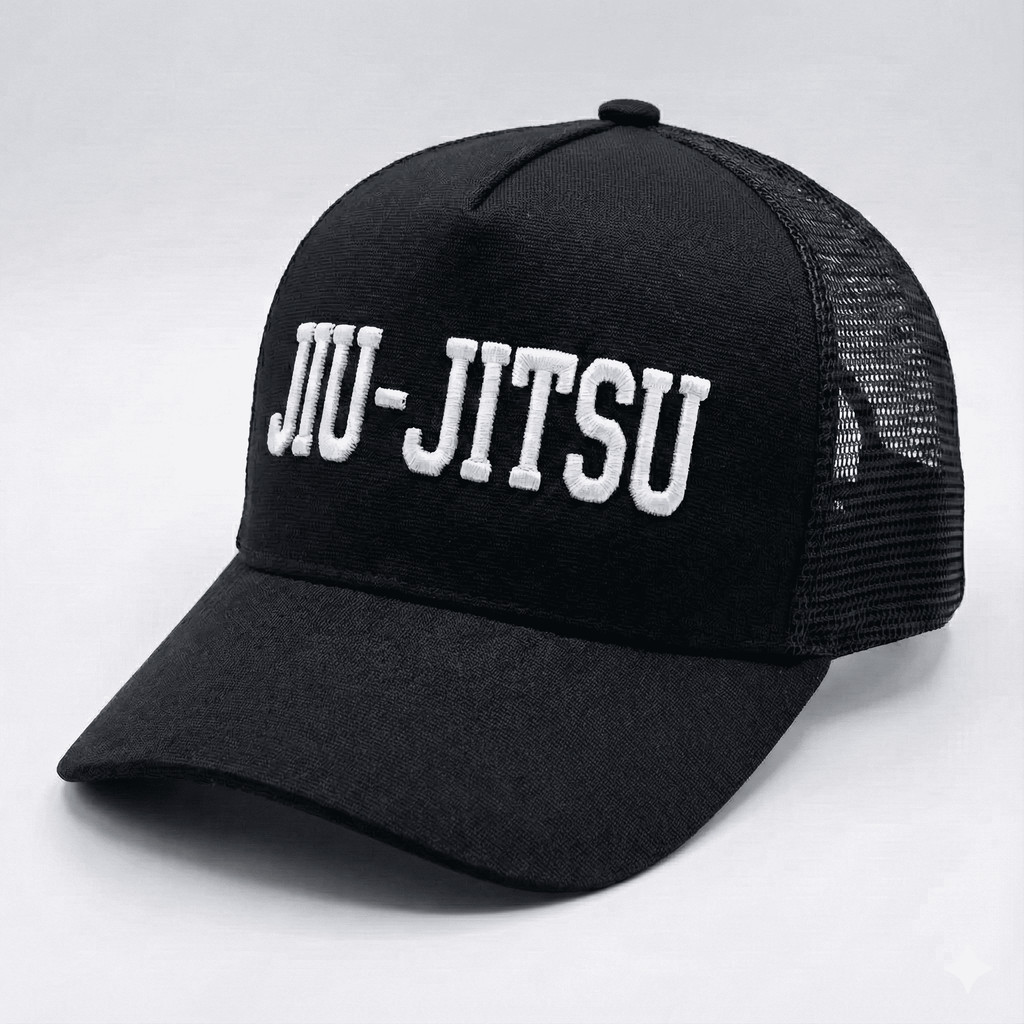 Boné Jiu-Jitsu / Karatê / cBordado Premium Aba Curva Casual Esportivo Confortável Unissex