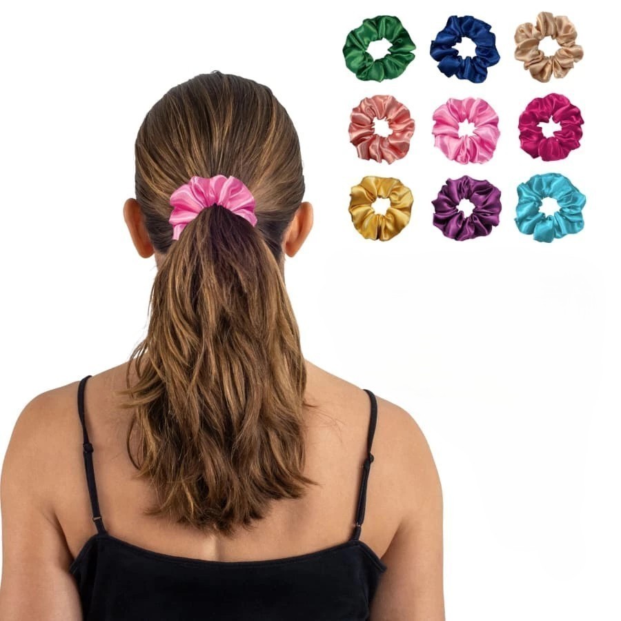Scrunchie Laçarote Xuxinha de Cetim em Oferta na Shopee