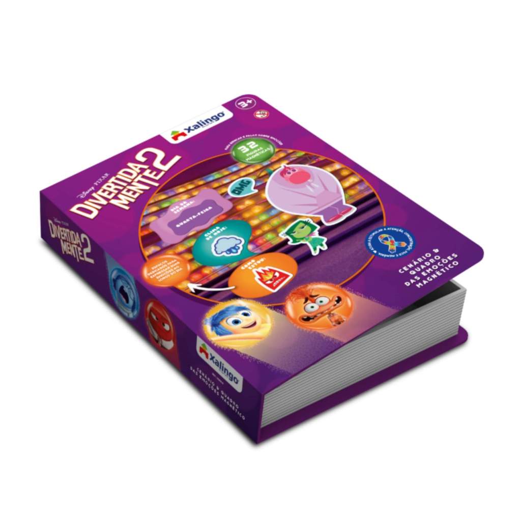 Cenário e Quadro das Emoções Magnético Divertidamente 2 Xalingo - 12265 em Oferta na Shopee