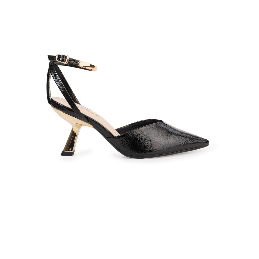 Scarpin Salto Fino Bebecê Bico Fino com Tira no Tornozelo em Oferta na Shopee