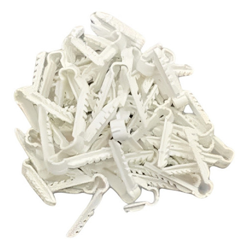 100pcs Bucha Clamp Fixa Cabo para Fio 4mm ou 6mm Abraçadeira Organizadora Elétrica Profissional