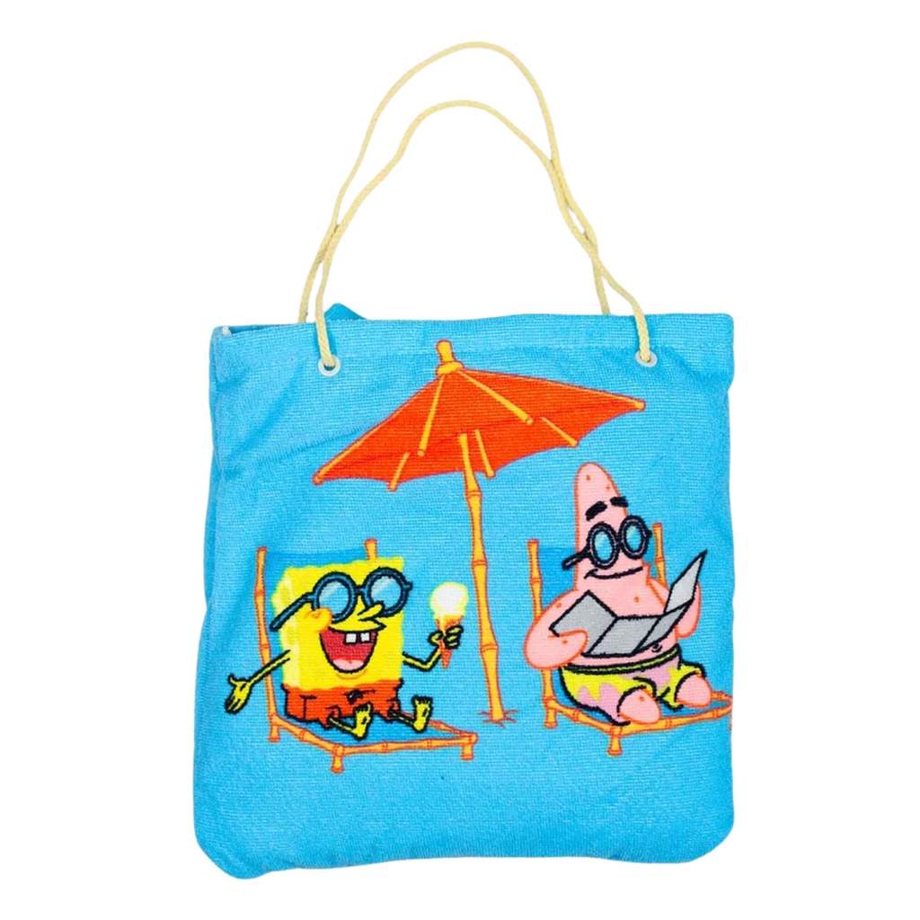 Toalha de Praia 2 em 1 Sacola Bob Esponja Zona Criativa - 10073443