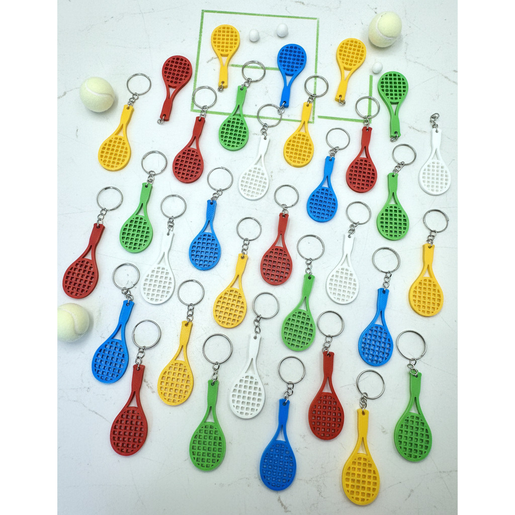 Chaveiro De Raquete Tenis 10un  Acrilico Lembrancinha