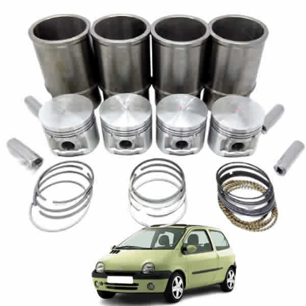 Pistão Com Anéis E Camisas Renault 1.2 8v 94-98 C3g Twingo