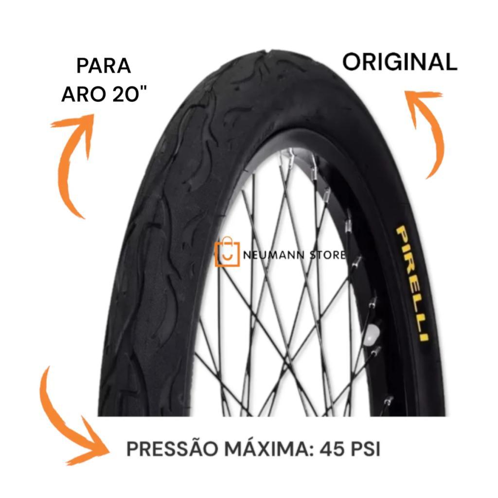 Detalhes do Pneu Tornado Beta Tamanho 20x2.125 Flame Pirelli BMX