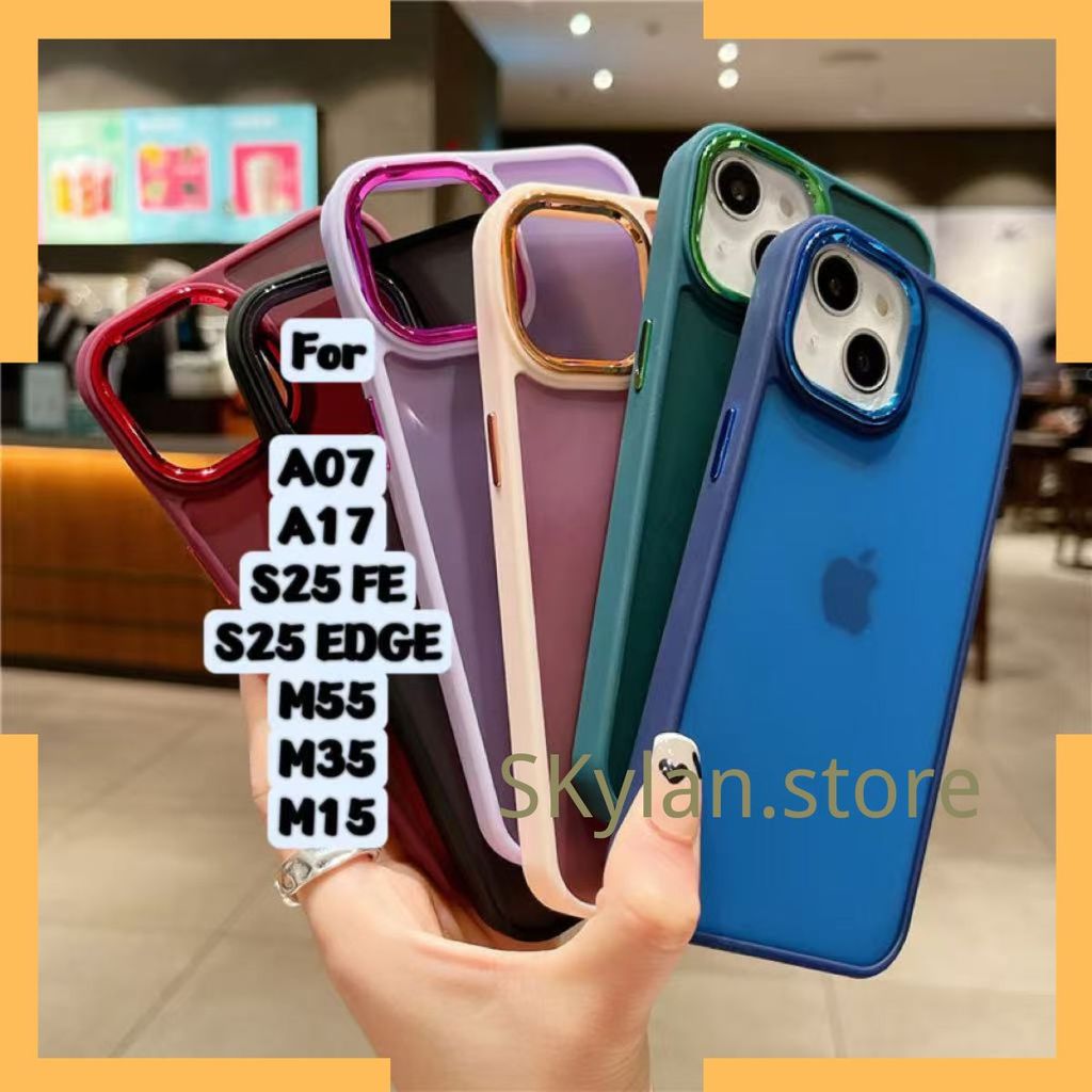 Capa Space Acrilico fosca Colorida Comaptivel Samsung Galaxy A07 A17 S25 FE S25 