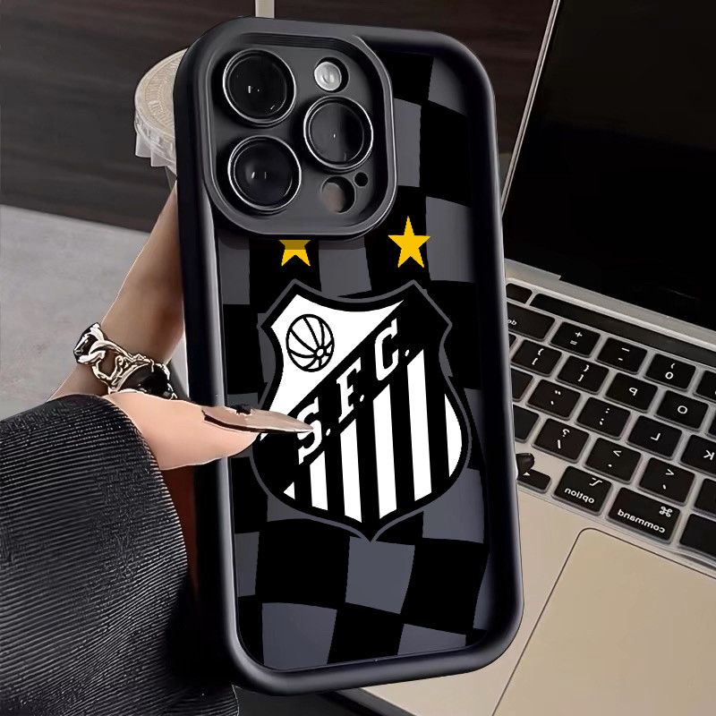 Capinha de Sonho de Futebol Santos para iPhone 11 13 x xr xs max 12 14 15 16 pro max 7 15 Plus 17 pro capa anti impacto