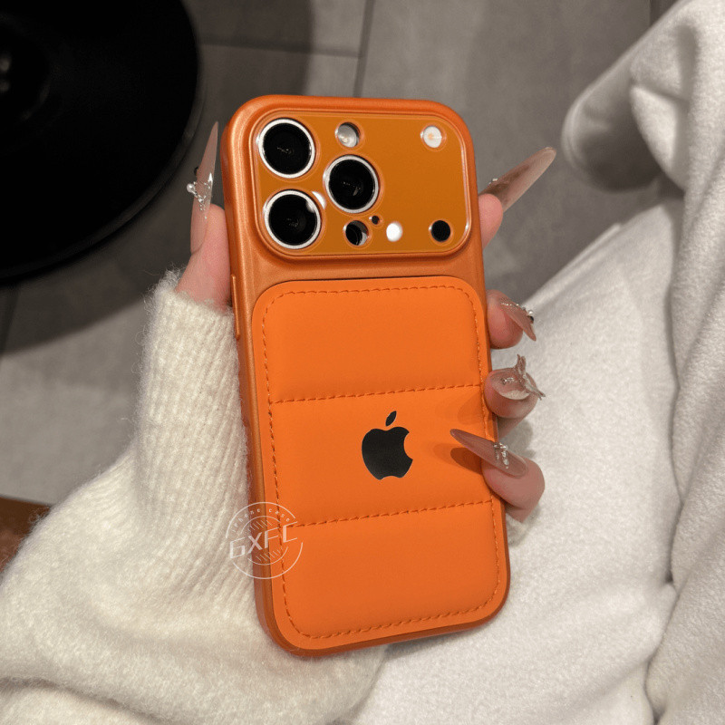 Luxo 3D Algodão-Cheio Macio Capa Protetora iPhone 17 16 15 14 13 Pro Max Nova Forma Resistente A Choques Caso Protetor em Oferta na Shopee