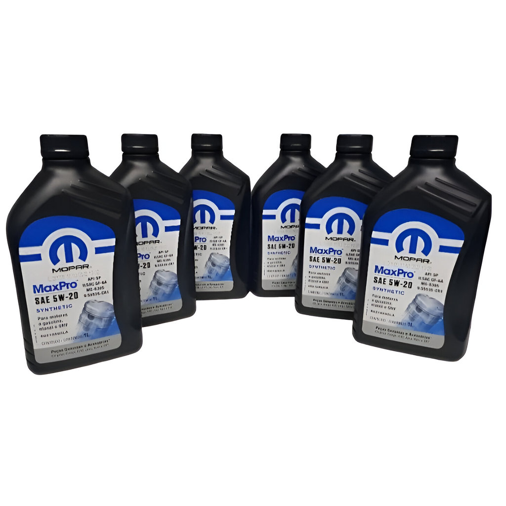 Kit 6 Óleos 5w20 Sintético Mopar Maxpro ILSAC GF 6A API SP